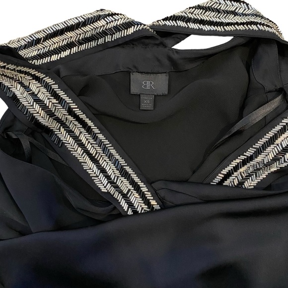 Banana Republic Embellished Halter Neck Silk Mini Slip Belay Dress - Picture 12 of 13